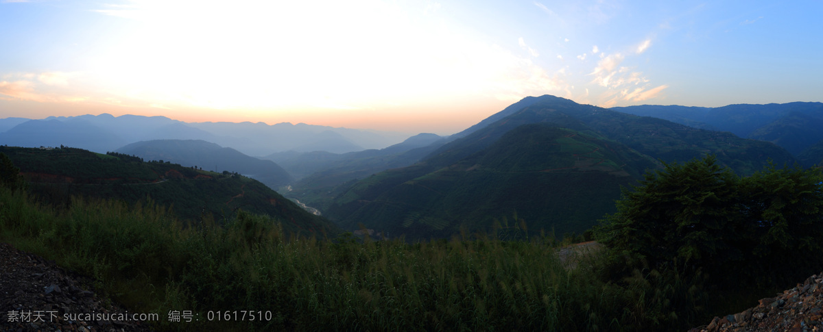 龙陵 松山 全景 图 旅游