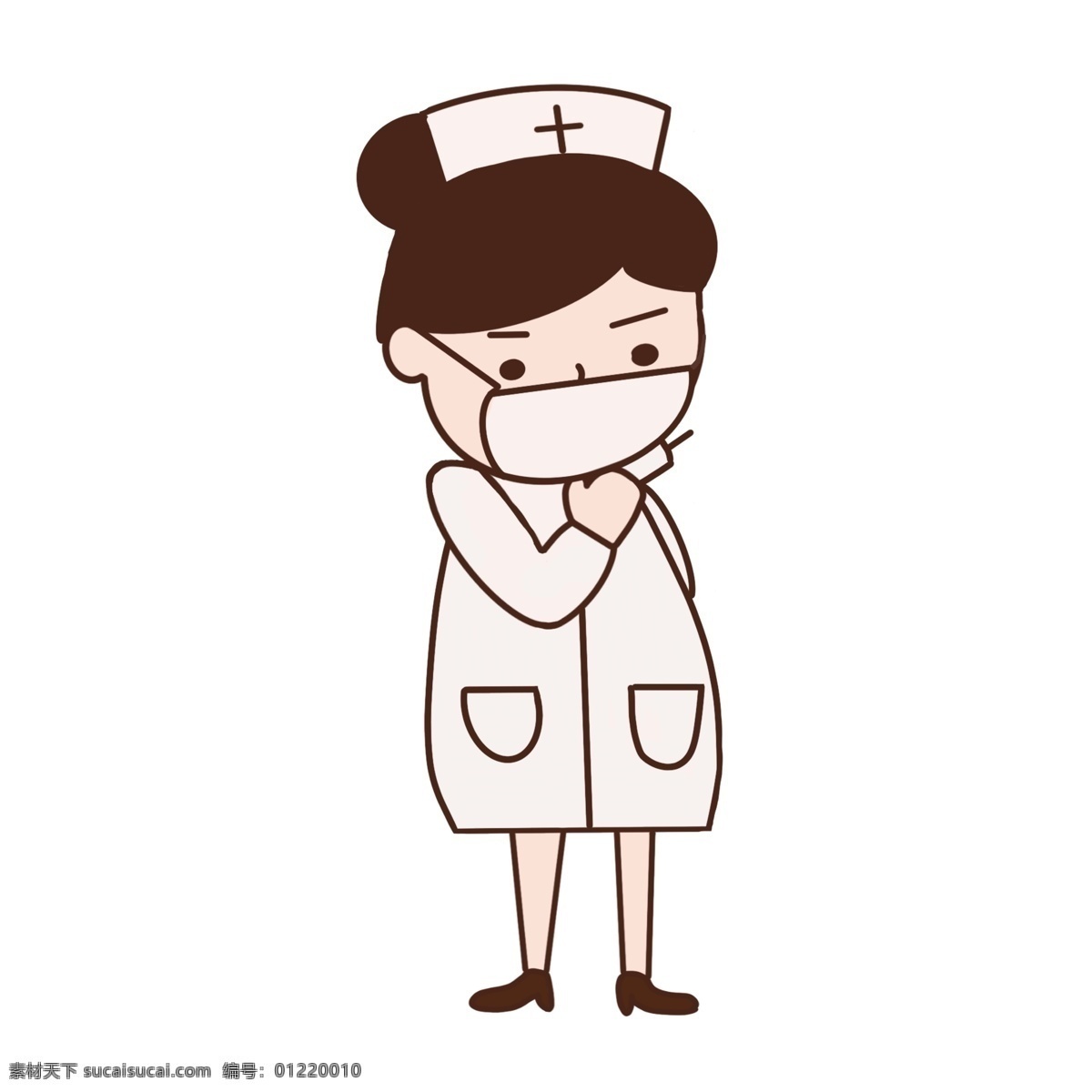 护士 形象 女 节日 女护士 打针 护士节