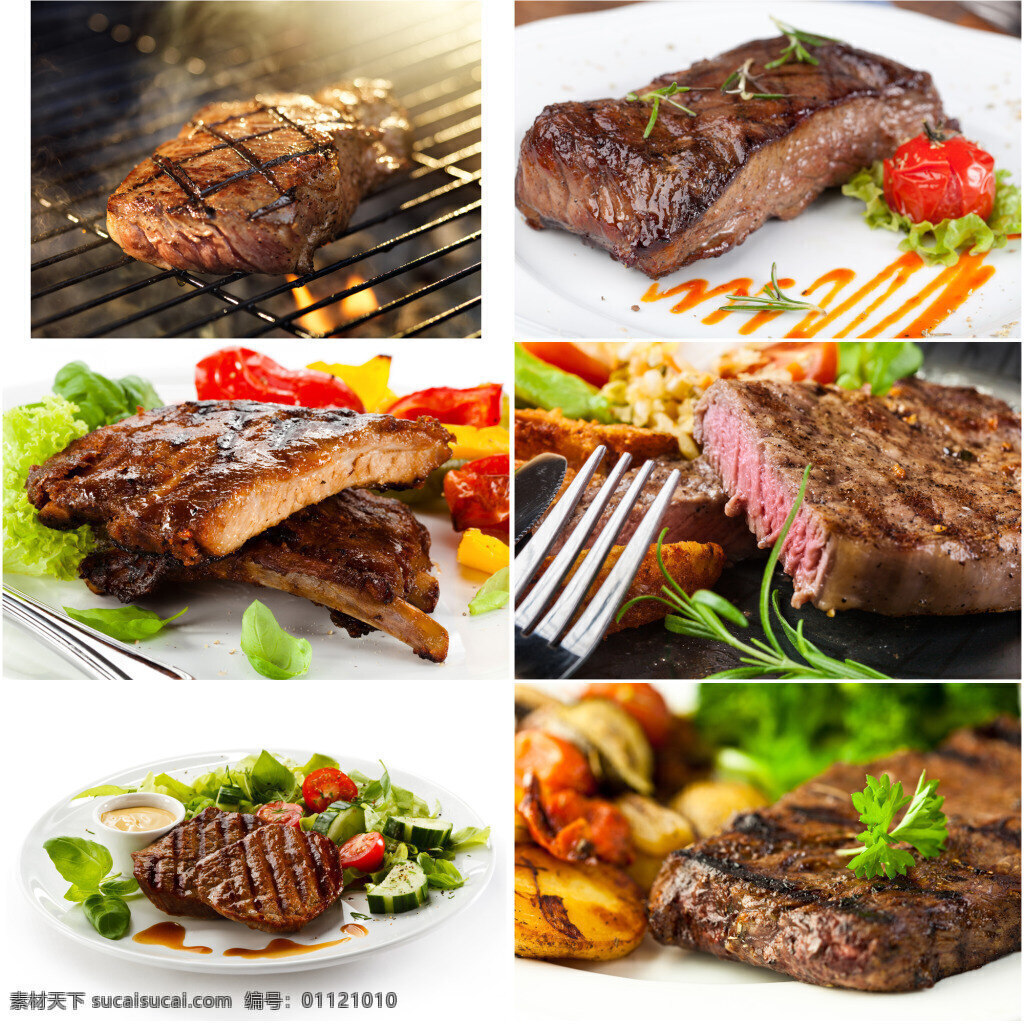 碳烤牛排 西餐 碳烤 牛排 肉排 白色