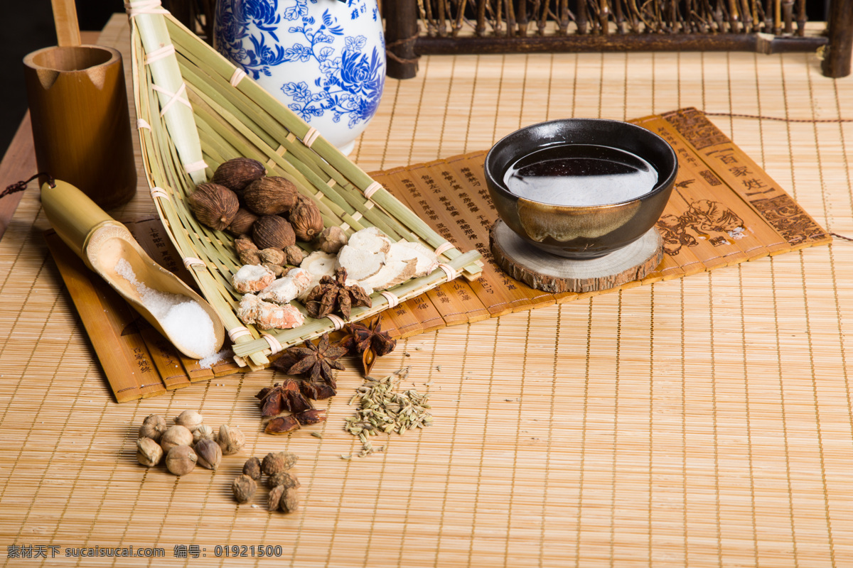 烹饪食材 食材 八角 佐料 料酒 食物配料 中式食材 中式文化 食物香料 香料 中式工具 古典器皿 竹器 文化 文化艺术 传统文化