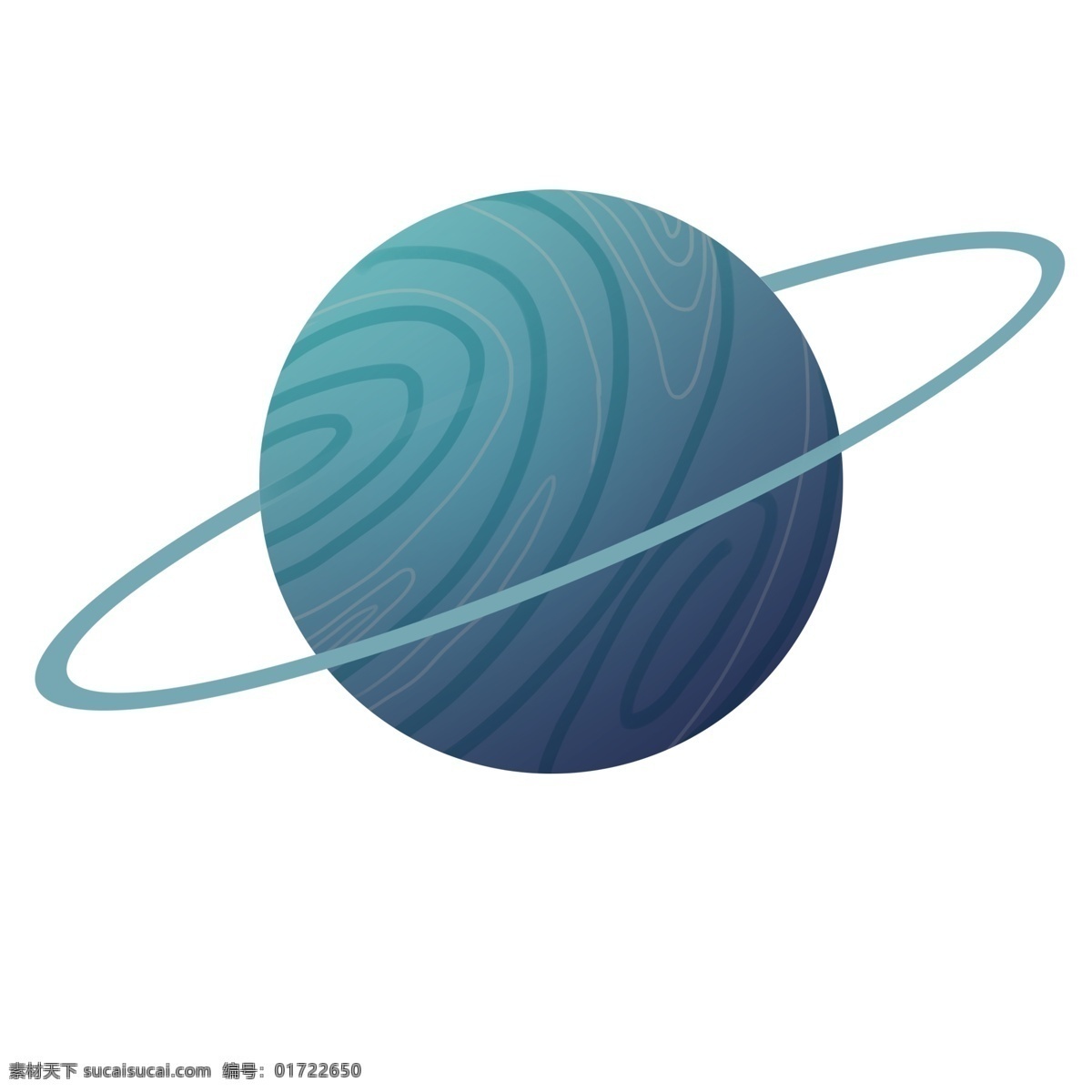 绿色 图案 星球 插图 简约的星球 航天星球 绿色星球 环绕的星球 飞行的星球 太空探索 广告插画