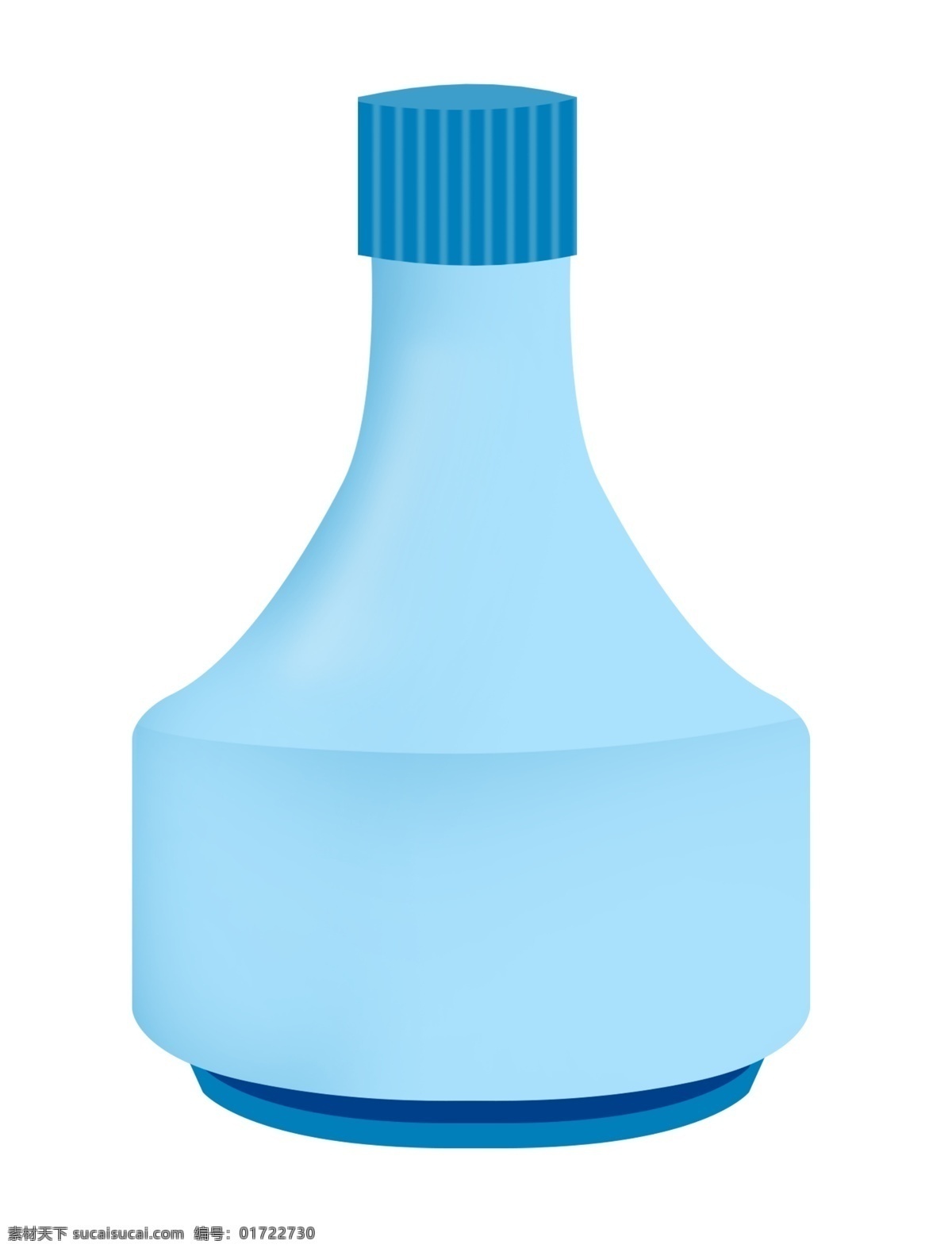 生活用品瓶子 瓶子 用品 蓝色