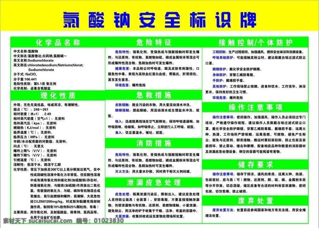 安全标识牌 氯酸钠 天然气 氢氧化钠 安全 标识 石化 化工 厂区