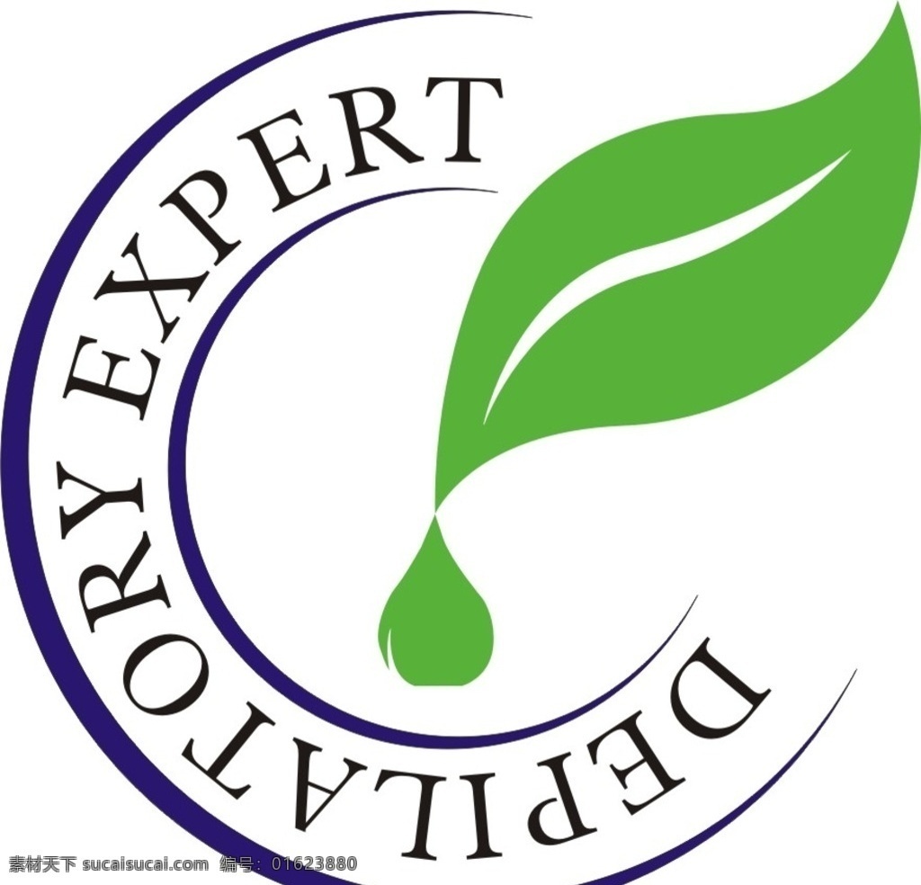 绿叶 水滴 标志 环保 曲线 标志图标 企业 logo