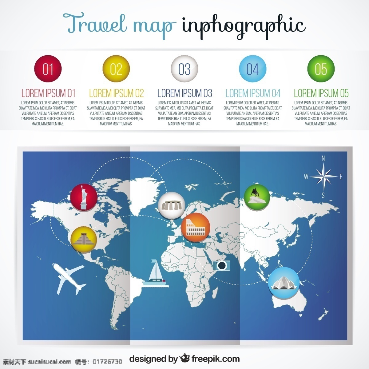 旅游 地图 信息 图表 信息图表 世界 图标 地势平坦 图形 扁平 流程 圆 数据 要素 元素旅游