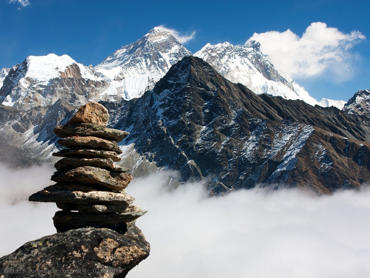 山峰 蓝天 白云 高山 石头 山石 山丘 山水 蓝天白云 云层 自然风景 自然景观 自然 景色 高清 山水风景