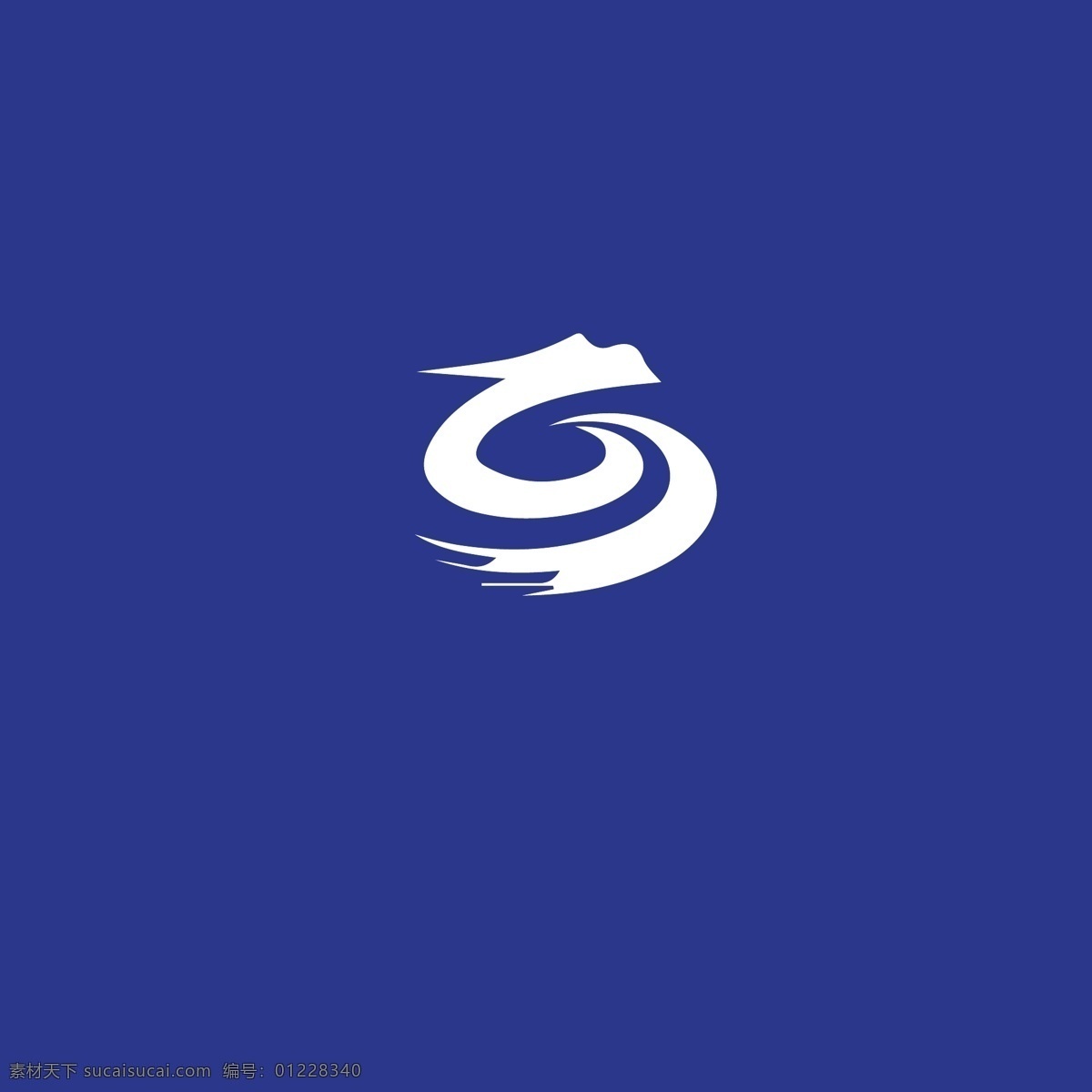龙 logo 水流 凝聚力 简约 标志图标 其他图标