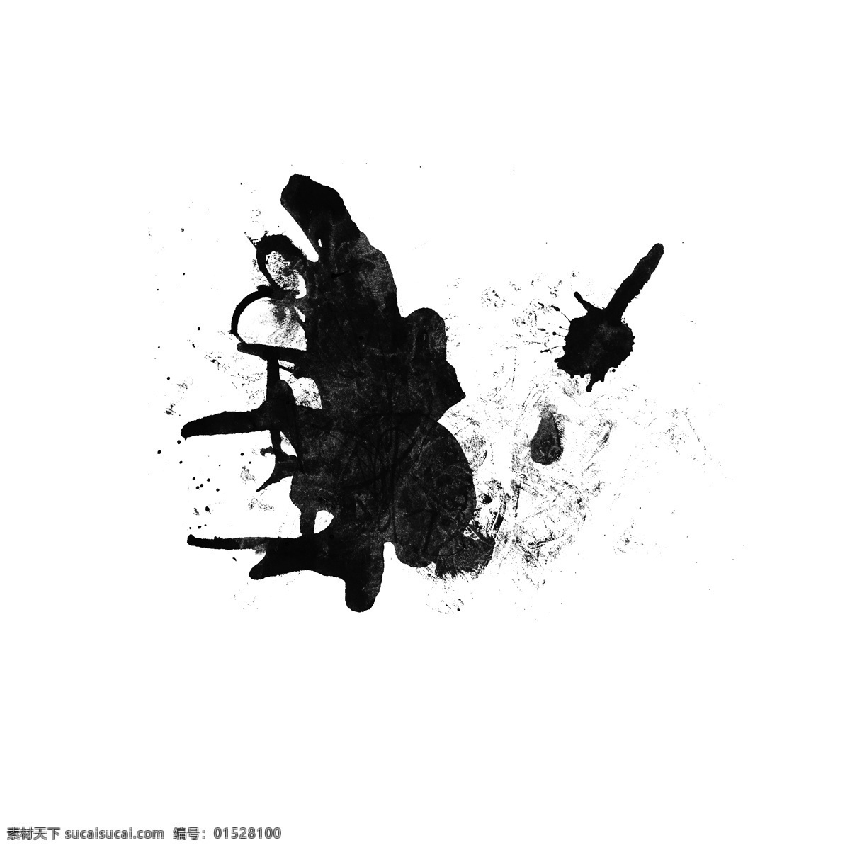 水彩 黑色 水墨 泼墨 水墨画 创意 抽象 中国风 中国画 书画 卡通 手绘 不规则 新意 漂浮 个性 挥洒 颗粒