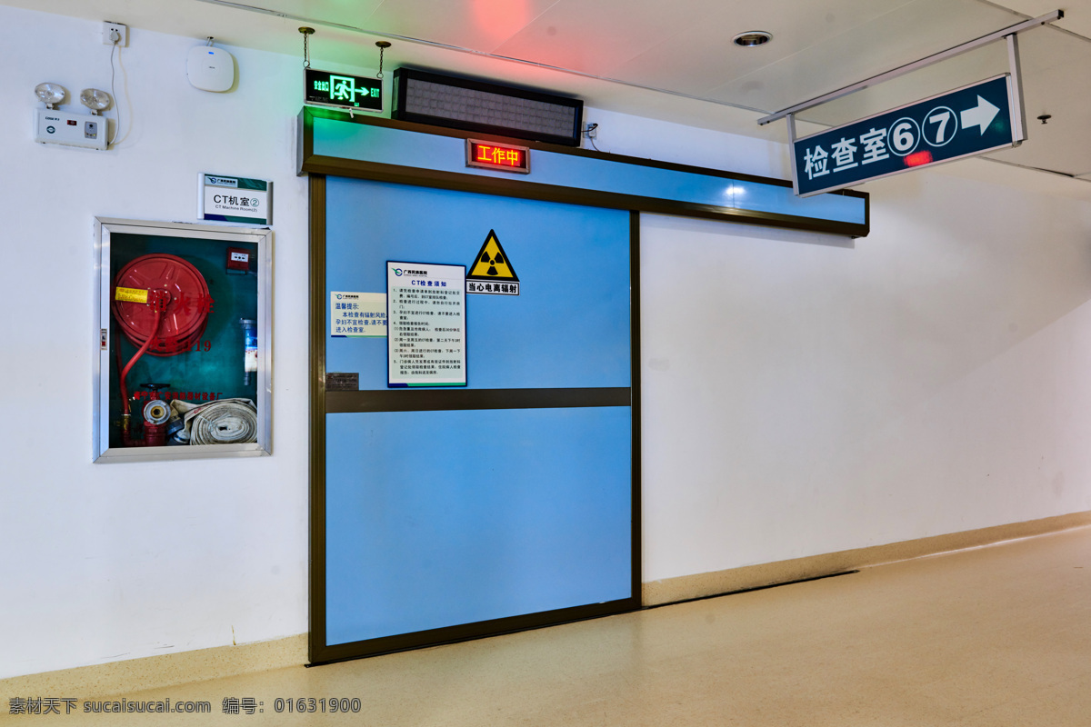 wk 豪华型 平移 门 医院 电离辐射 平移门 铅门 ct机室 辐射 工作中 检查室 放射科 建筑园林 室内摄影
