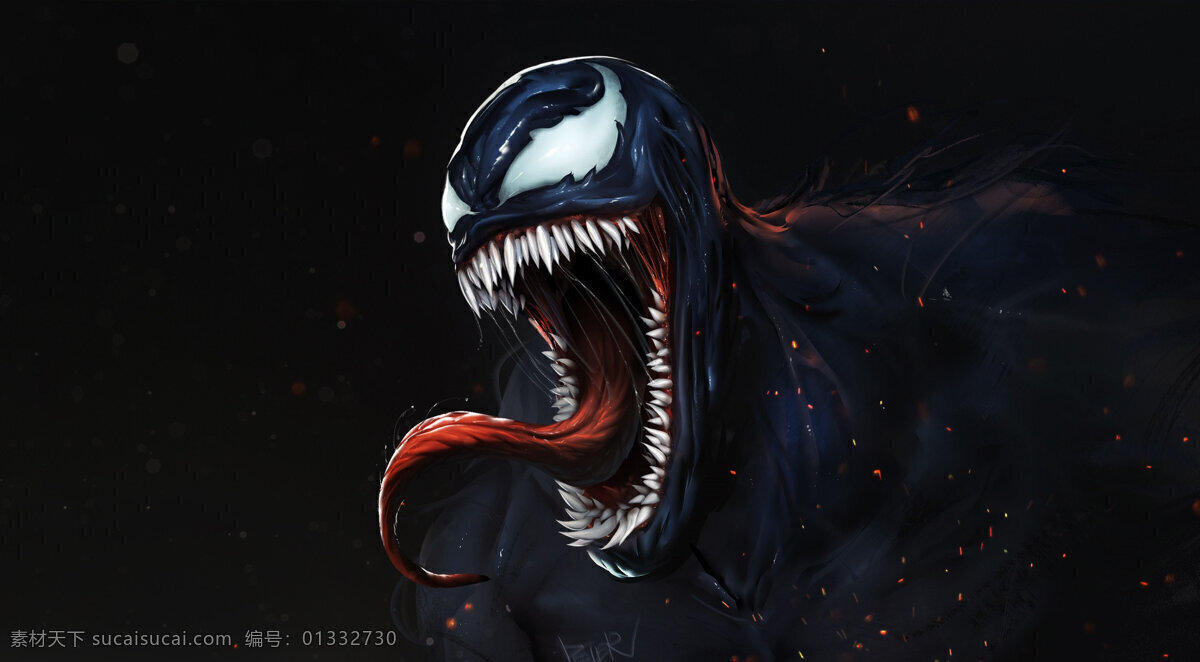 毒液 漫威 电影 漫威英雄 电影人物 动漫 壁纸 venom 高清壁纸 动漫动画