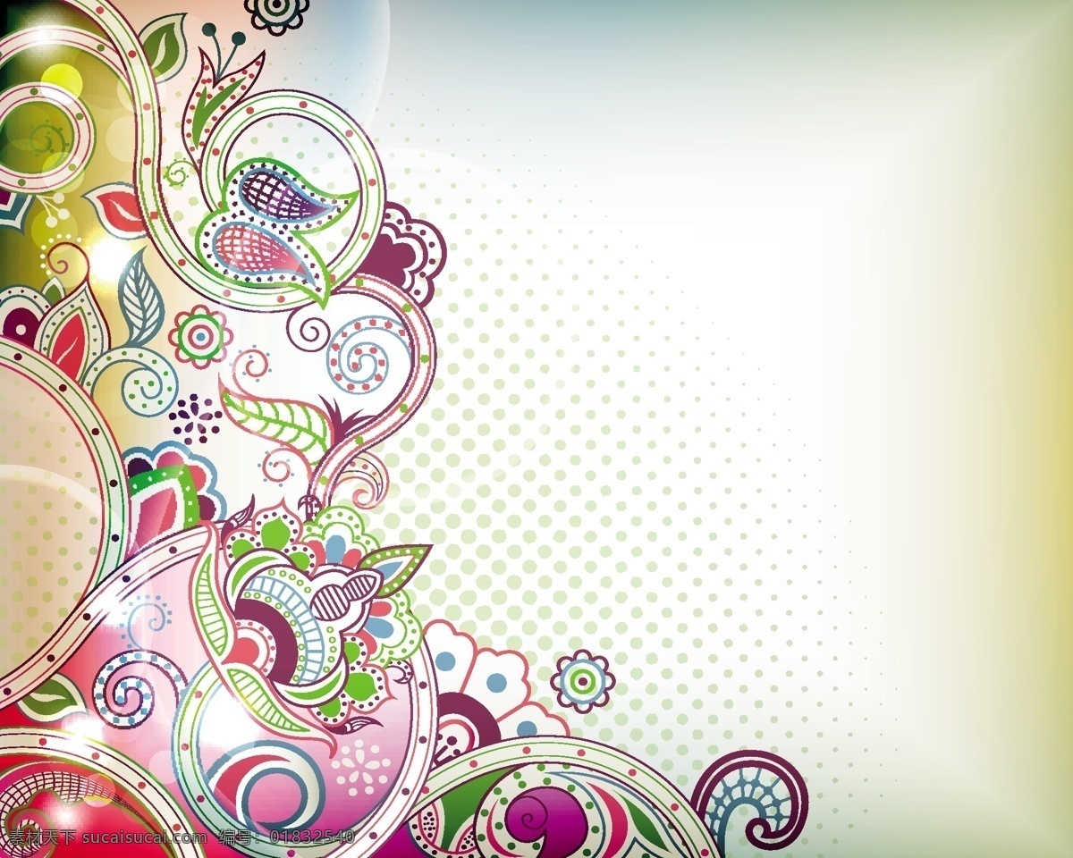 复古 鲜花 线 稿 底纹 花纹 矢量素材 纹理 纹样 线稿 矢量图 花纹花边