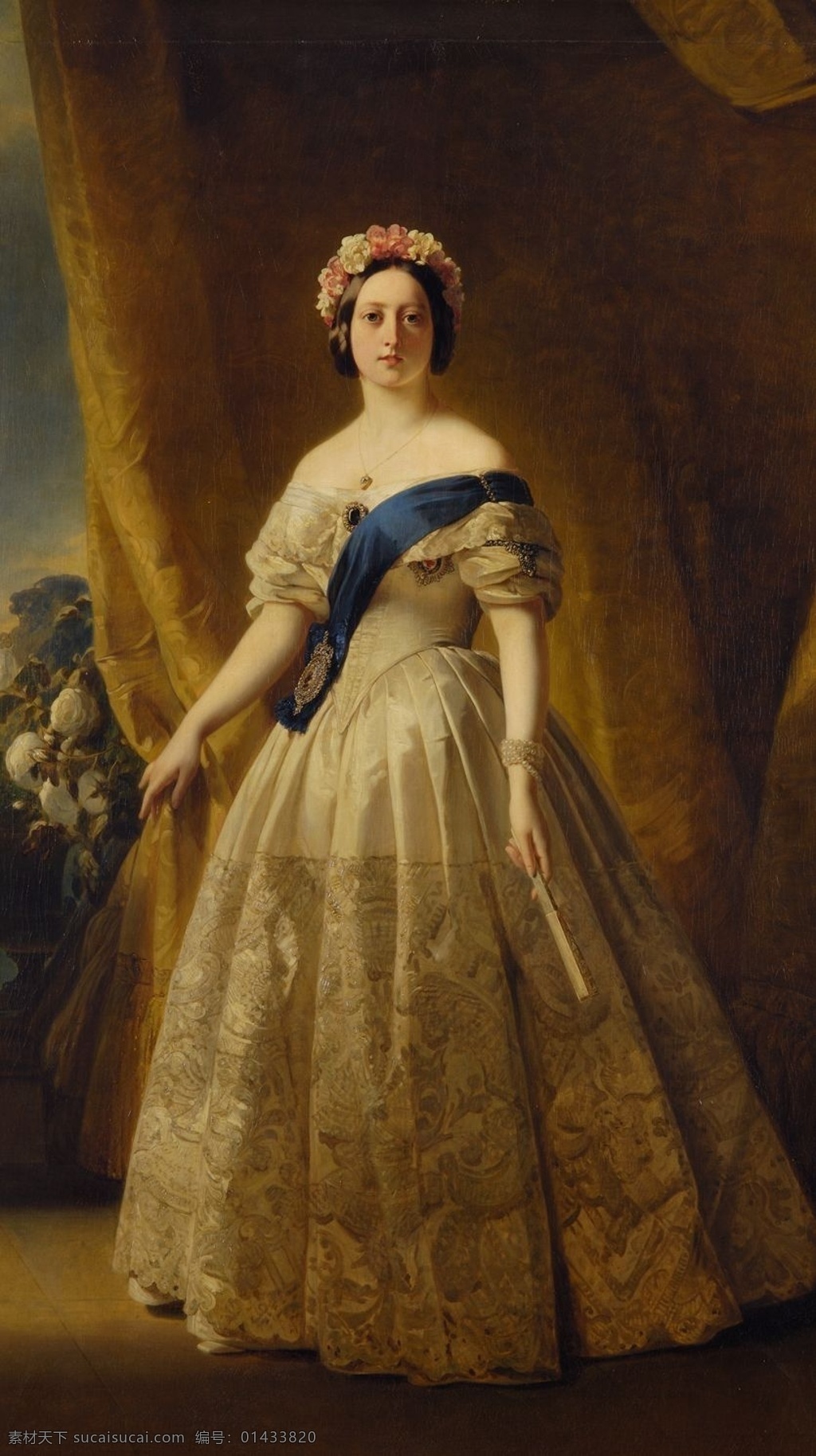 英国 女王 维多利亚 大英帝国 最后 辉煌 时期 油画 绘画书法 文化艺术
