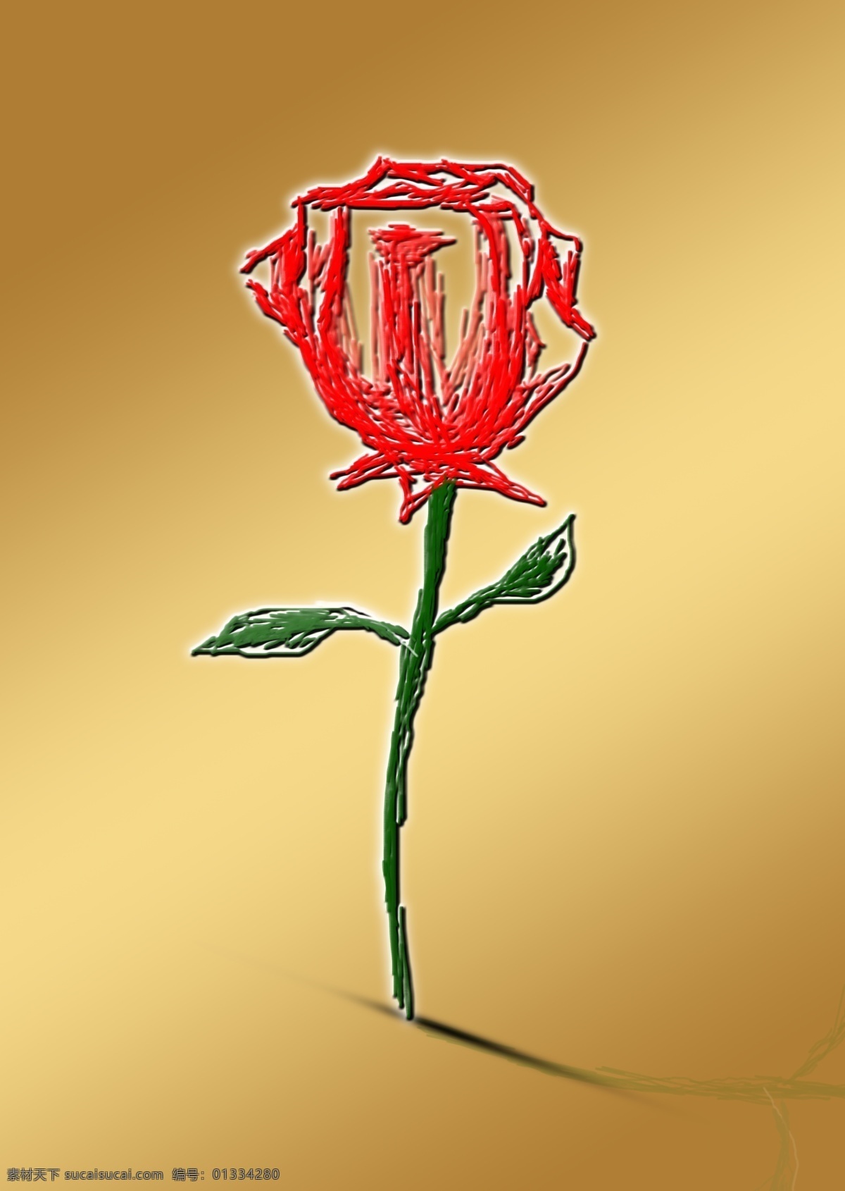 节日素材 玫瑰 情人 情人节 手绘 线稿 源文件 装饰 张 模板下载 一张手绘玫瑰 psd源文件