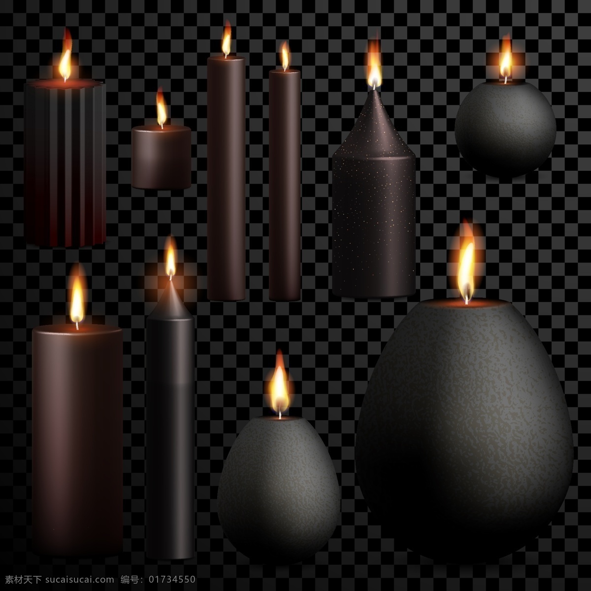 点燃 黑色 蜡烛 静物 光点 燃烧 黑板 唯美