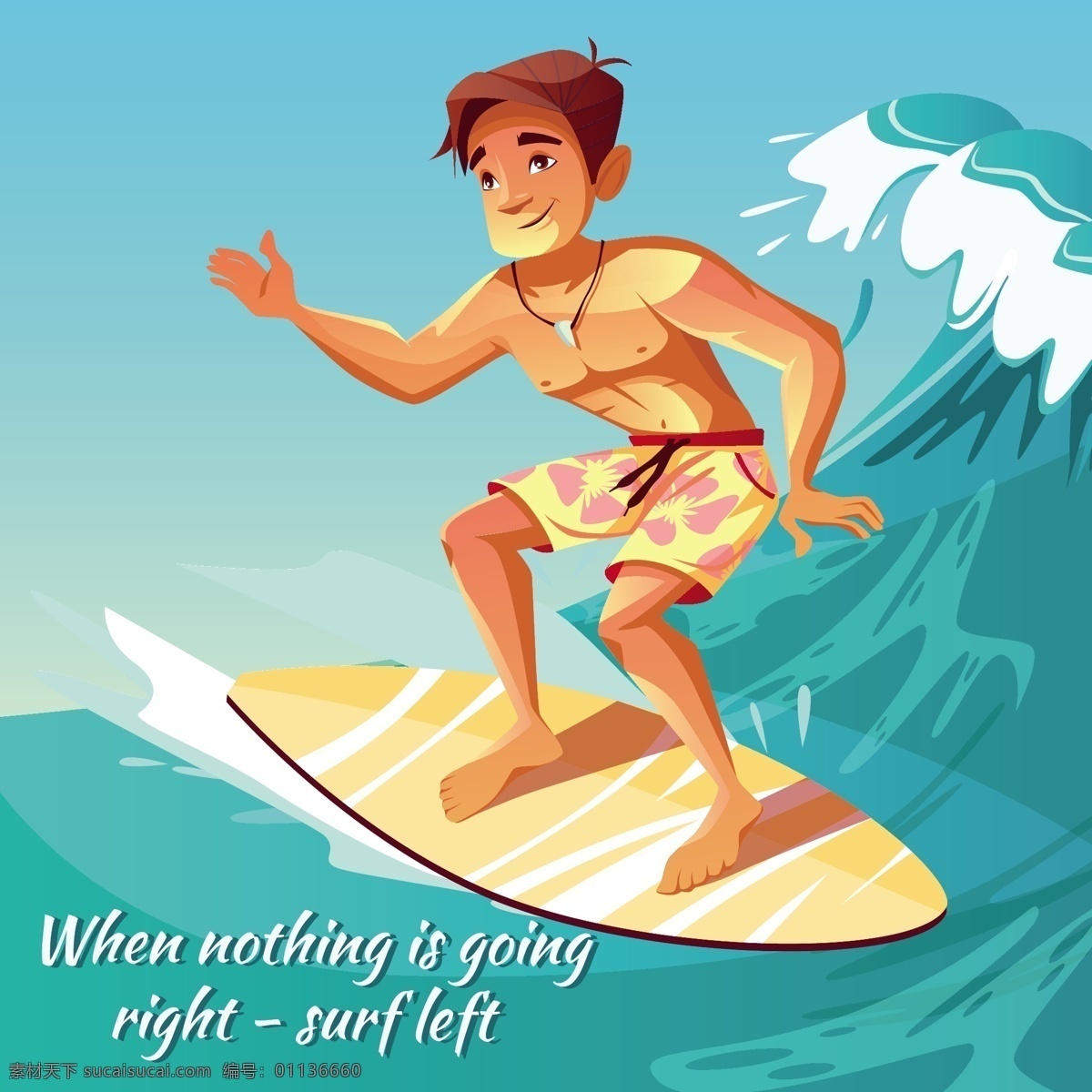 冲浪男孩 背景 海报 夏季 运动 动画片 海滩 海浪 假日 热带 滑板 平面 男孩 海洋 插图 冲浪 开玩笑 人物图库 男性男人