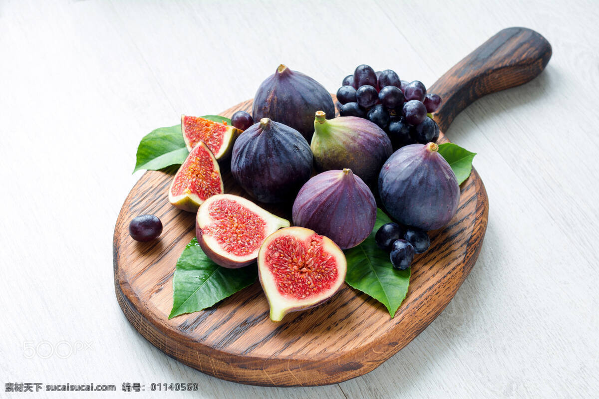 新鲜 水果 无花果 有机 健康 葡萄 生物世界