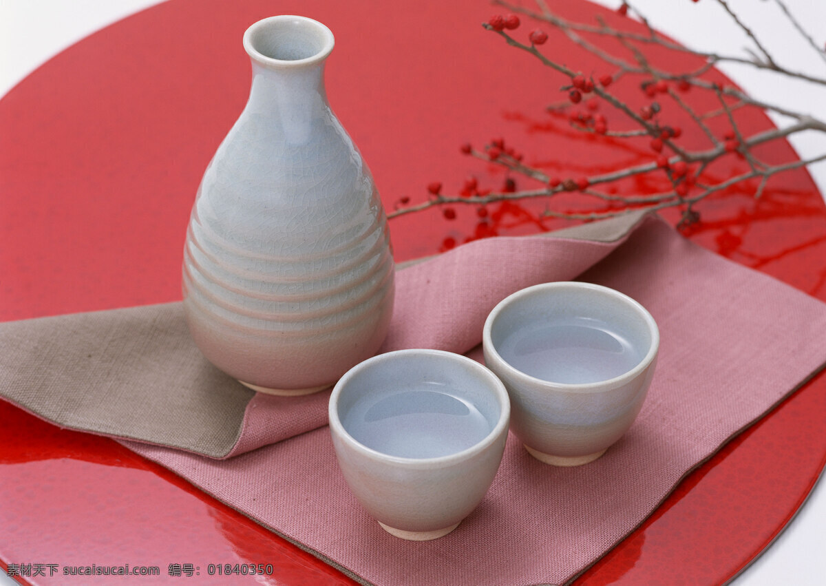 酒水 清酒 冰块 酒杯 酒壶 传统 古典 日本文化 22食物器皿 餐饮美食 饮料酒水
