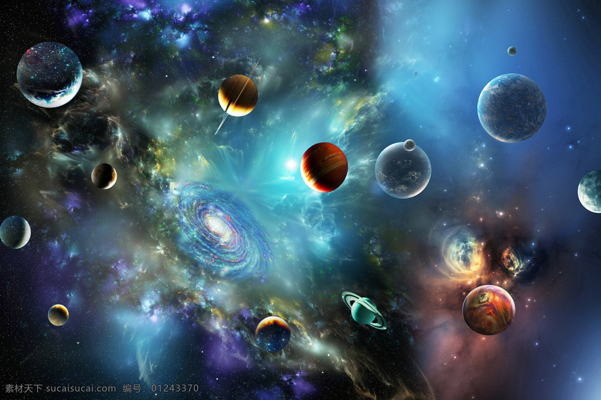 宇宙 星空 太阳系 星球 3d 吊顶 天顶 环境设计 室内设计
