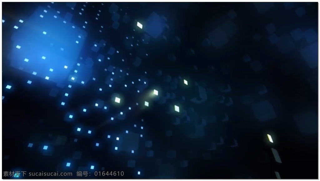 深蓝 星空 粒子 唯美 视频 深蓝色 繁星 昏暗 视频素材 动态视频素材