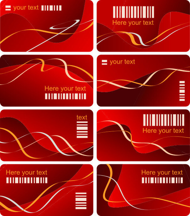 vip 卡片 模板 卡片模板 矢量 红色
