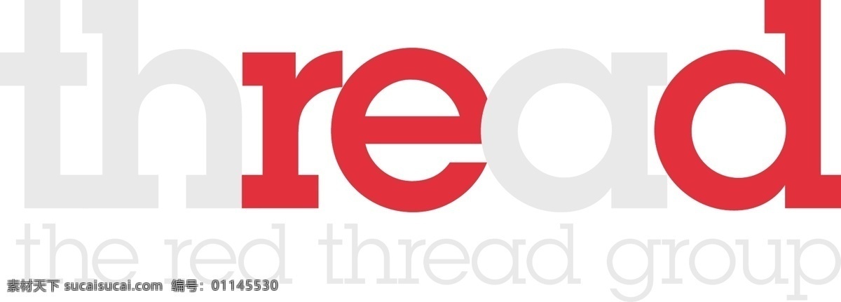 红色的线程组 矢量标志下载 免费矢量标识 商标 品牌标识 标识 矢量 免费 品牌 公司 白色