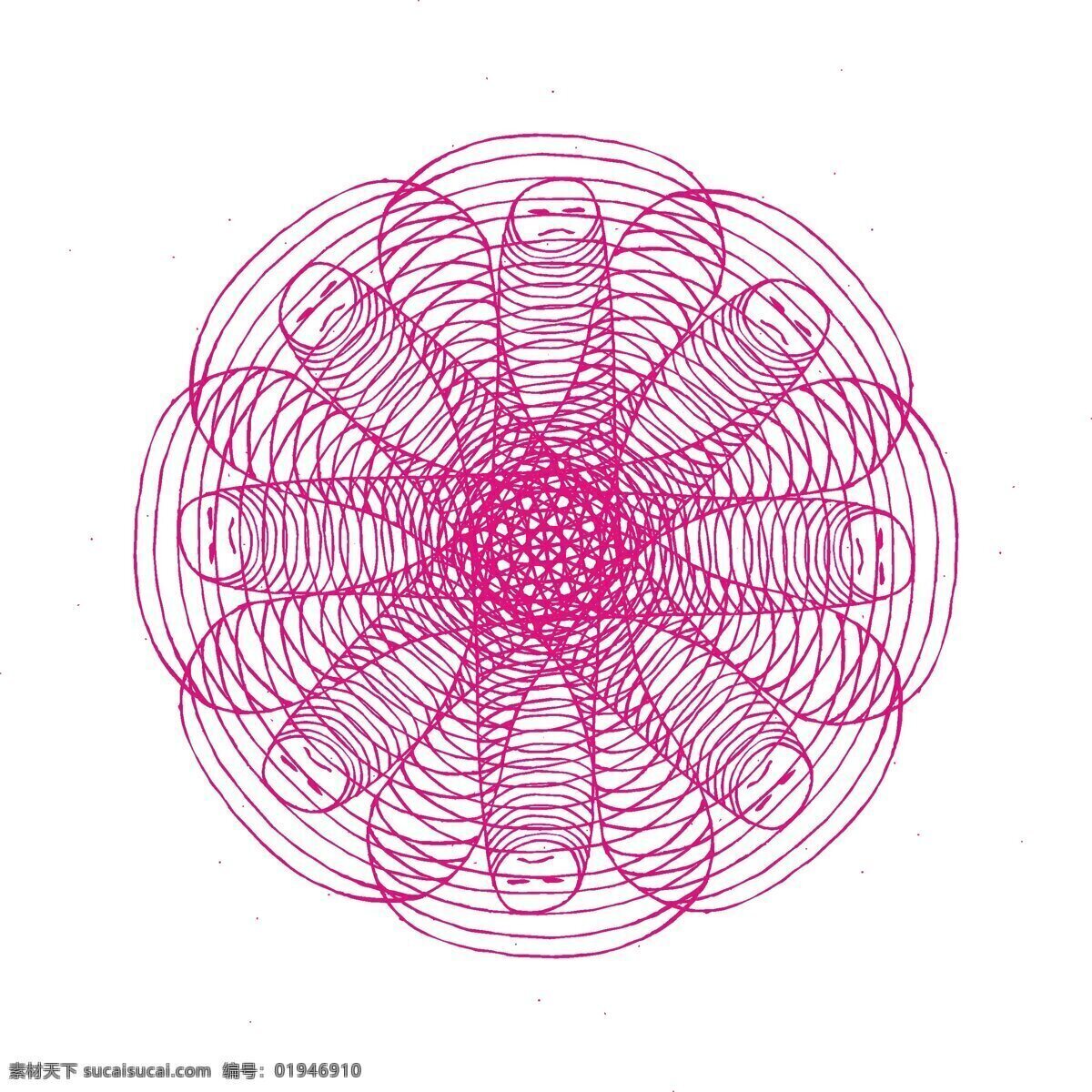 插画 抽象 抽象底纹 抽象图案 底纹 底纹边框 花纹 平面构成 圆形 线条 手绘图案 头 头型 手绘插画 线条图案 时尚图案 另类图案 商业插画 杂志插画 手绘线条图案 条纹线条 插画集