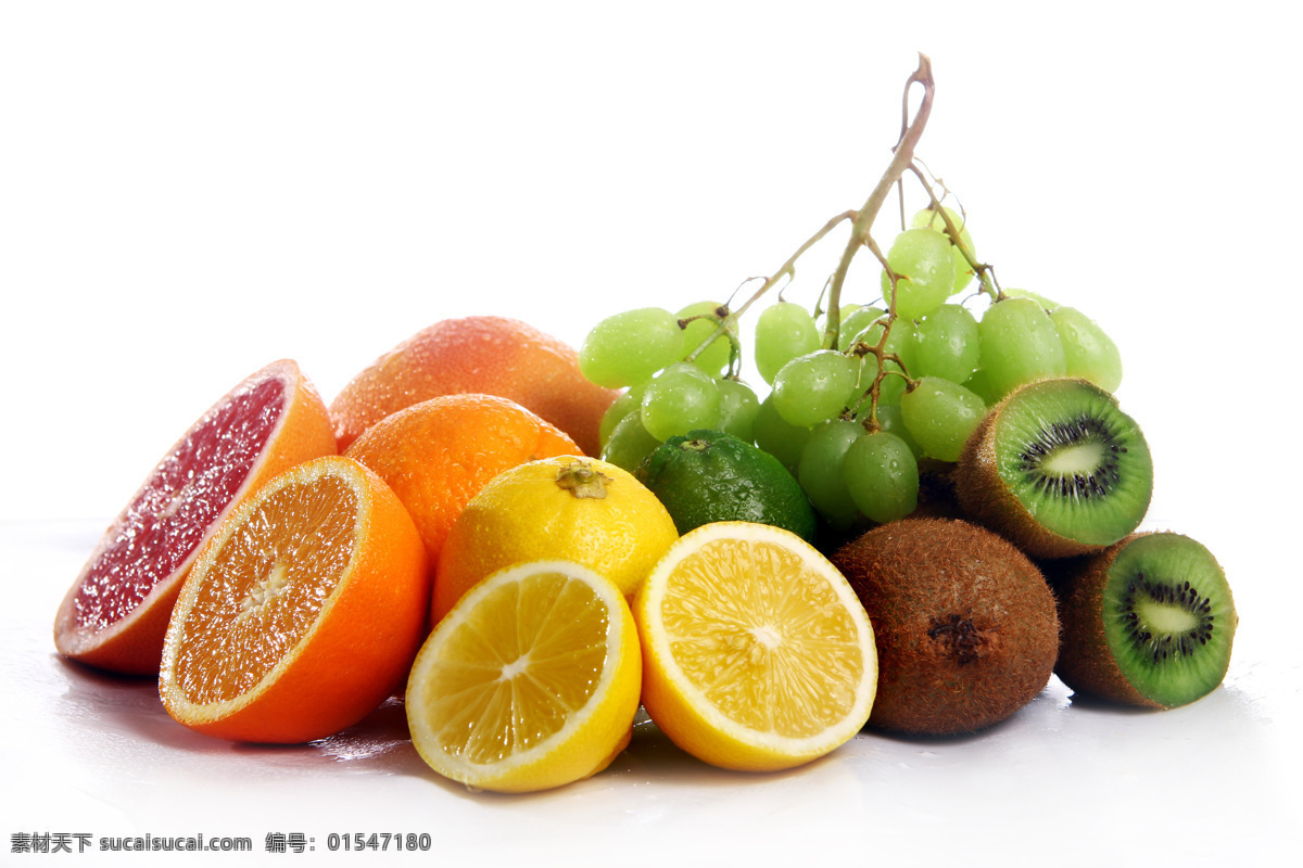 水果大杂烩 水果 新鲜 香甜 美味 颜色鲜艳 生物世界