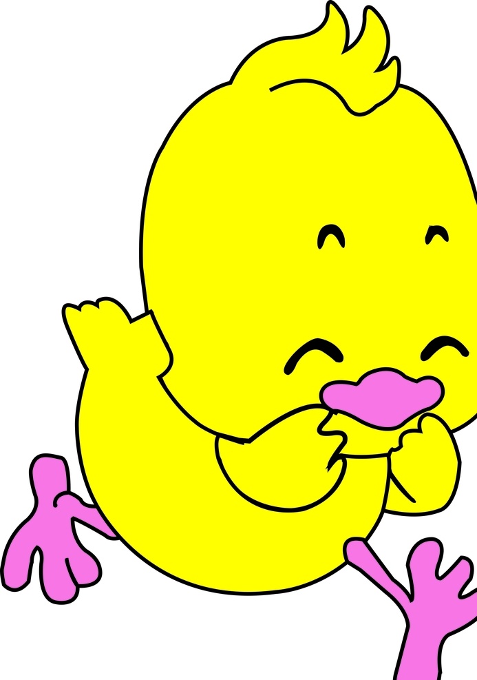 小黄鸭 可爱 儿童 动画 少儿 卡通 动漫动画 动漫人物