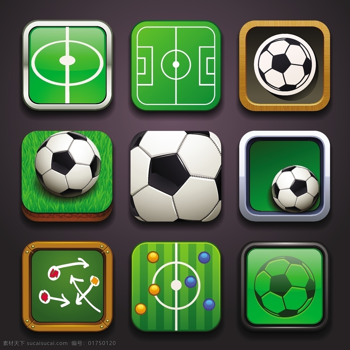 绿色足球图标 绿色 足球 图标 模板下载 球场 黑板 体育运动 生活百科 矢量素材 黑色
