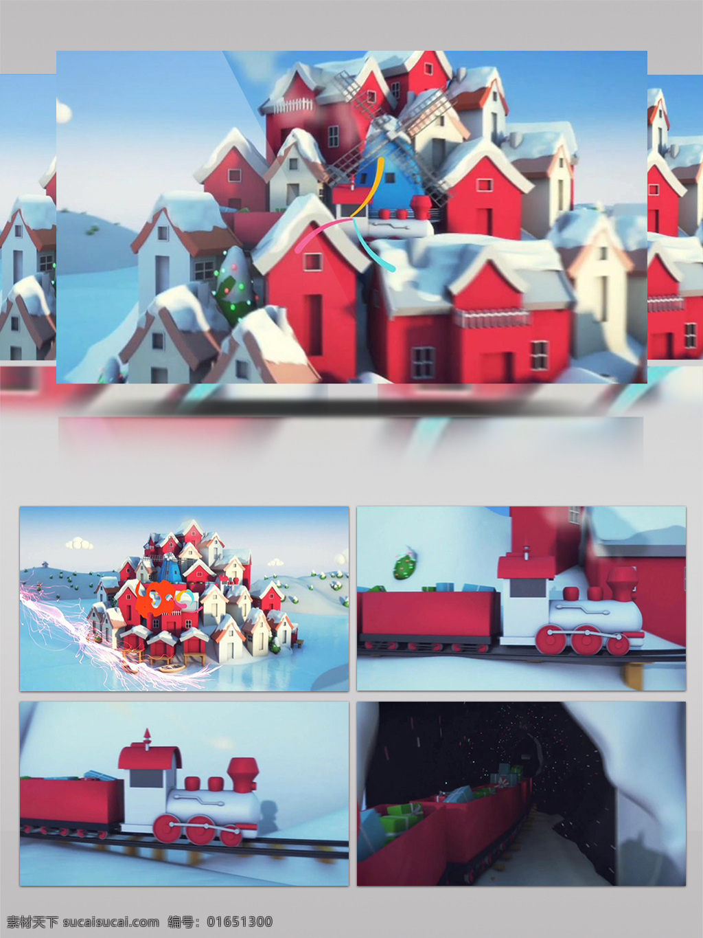 圣诞节 礼物 袭 视频 片头 ae 模板 演绎 节日 祝福 圣诞嘉年华 圣诞主题 圣诞节片头 红色城堡 儿童礼物 活动