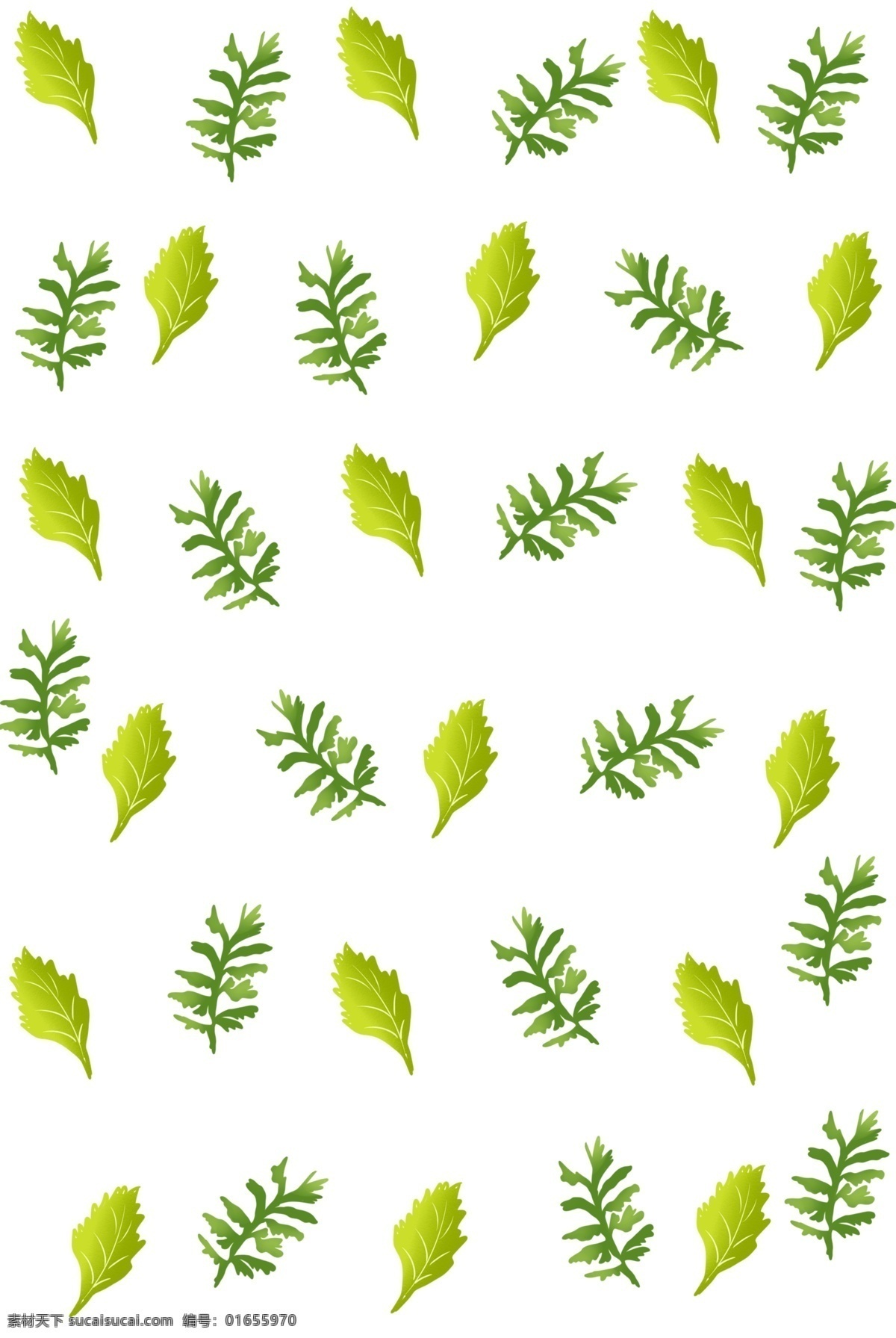 手绘 金 绿色植物 底纹 漂亮的植物 绿色的植物 卡通插画 手绘植物插画 创意的底纹 好看的叶子