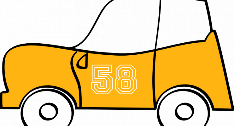 玩具车 矢量 图像 58 白色 车辆 橙色 剪贴画 交通 卡通 汽车 赛车 图标 剪辑 艺术 种族 svg 驱动 号 日常生活