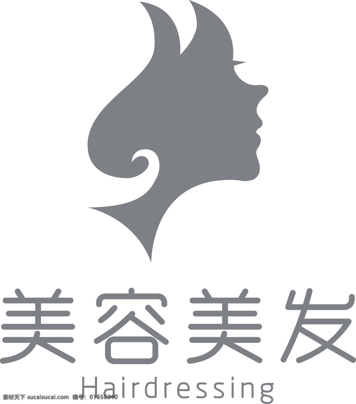 美容美发 logo 创意 标识 美容美发标识 美发行业标识 美容 行业