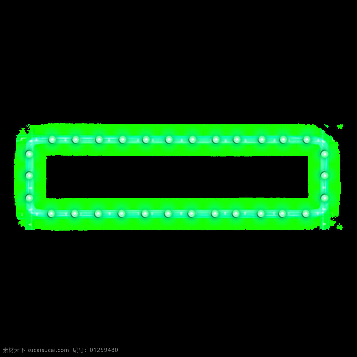 绿色 线条 边框 元素 png元素 灯光 几何 绿色线条 免抠元素 手绘 透明元素