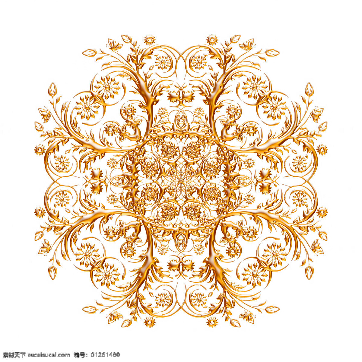 巴洛克 花纹 圆形图案 欧式花纹 金属花纹 大牌花纹 分层