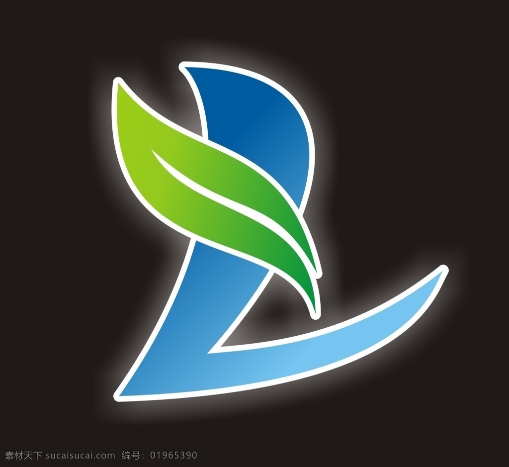 绿化工程 logo 绿化 园林 黑色
