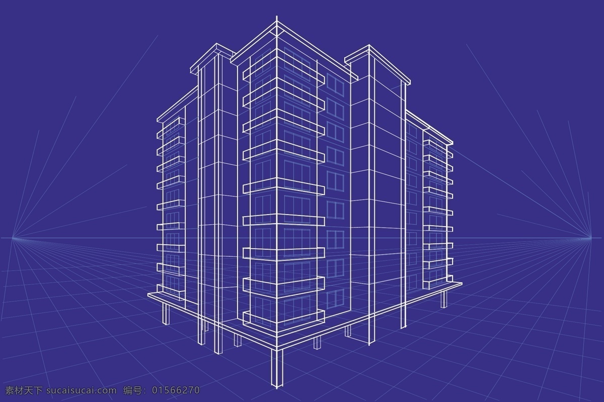 时尚 线性 房子 模型 矢量 建筑模型 建筑设计 建筑物 手稿 线条 建筑蓝色背景 底纹背景 底纹边框 矢量素材