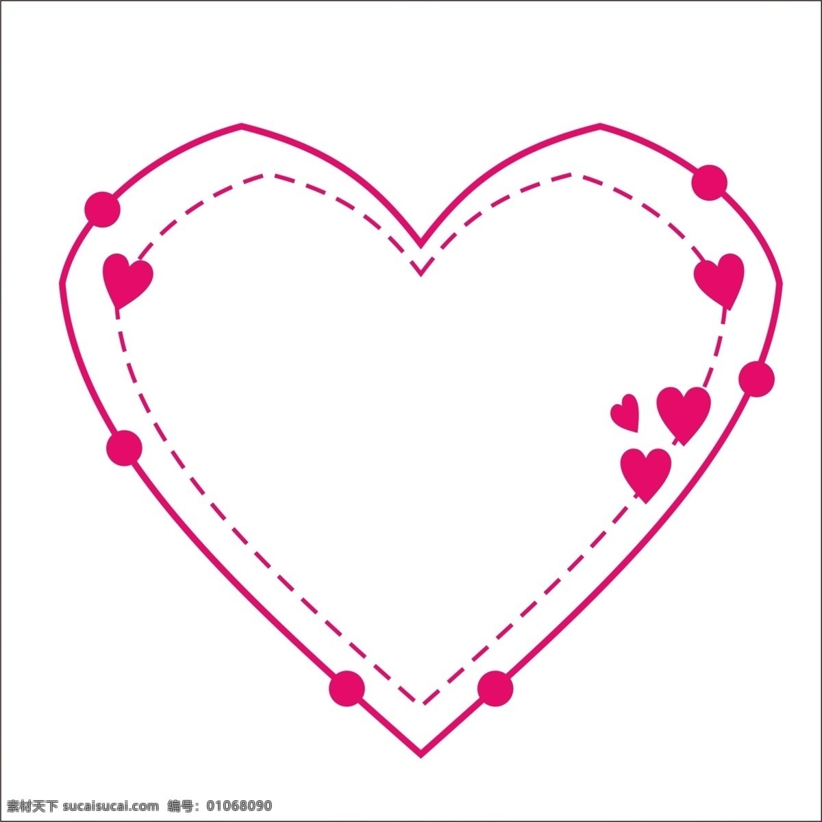 粉色 手绘 可爱 卡通 爱心 边框 唯美 图形 唯美水彩粉色 粉色爱心边框 海报边框 对话框 粉色爱心 爱心对话框