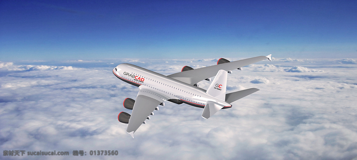 a380 航空 教育 航空航天 3d模型素材 建筑模型
