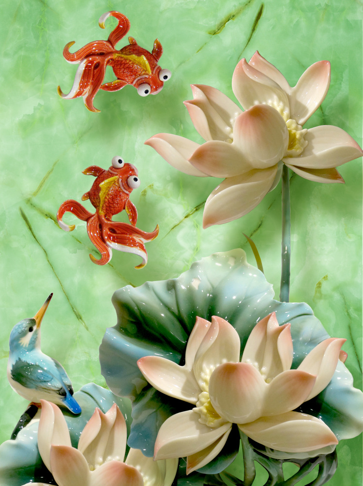 仿 玉雕 荷花 莲叶 玄关 背景墙 抽象背景图 电视墙 室内背景图 装饰画 背景图 仿玉雕