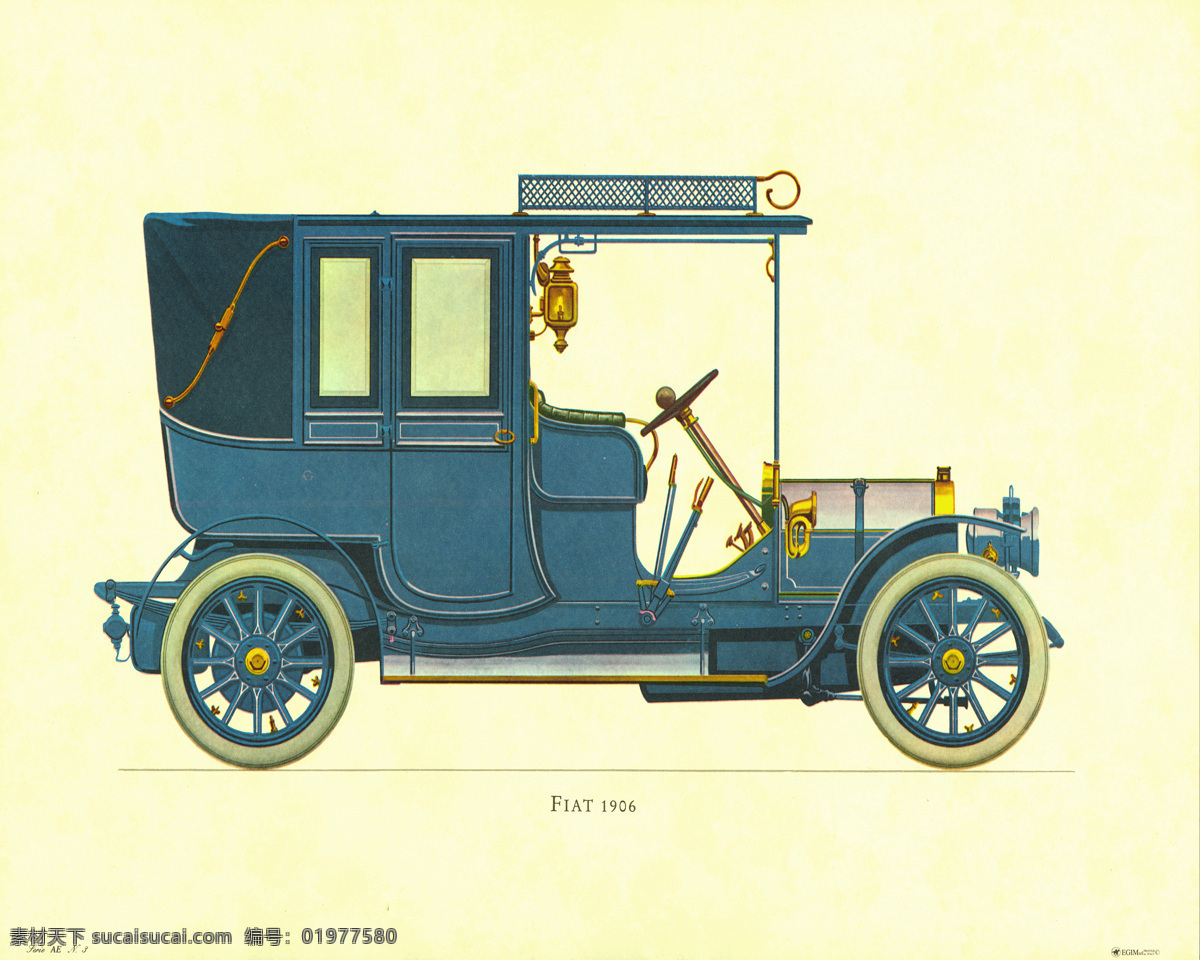 漂亮 小汽车 油画 国画 手绘 汽车 插画 水墨画 交通工具 现代科技 白色