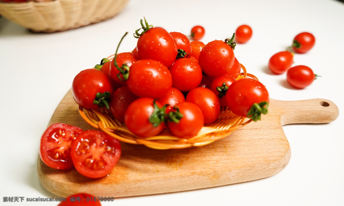 西红柿 番茄 小西红柿 水果 水果拍摄 圣女果拍摄 餐饮美食