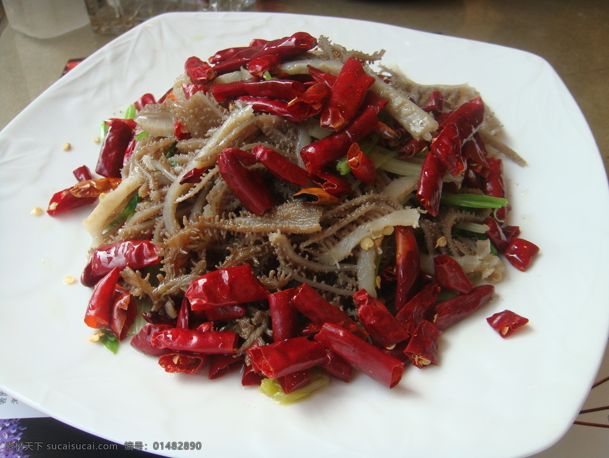 爆炒牛百叶 牛百叶 爆炒 辣椒 餐饮美食 传统美食 摄影图库