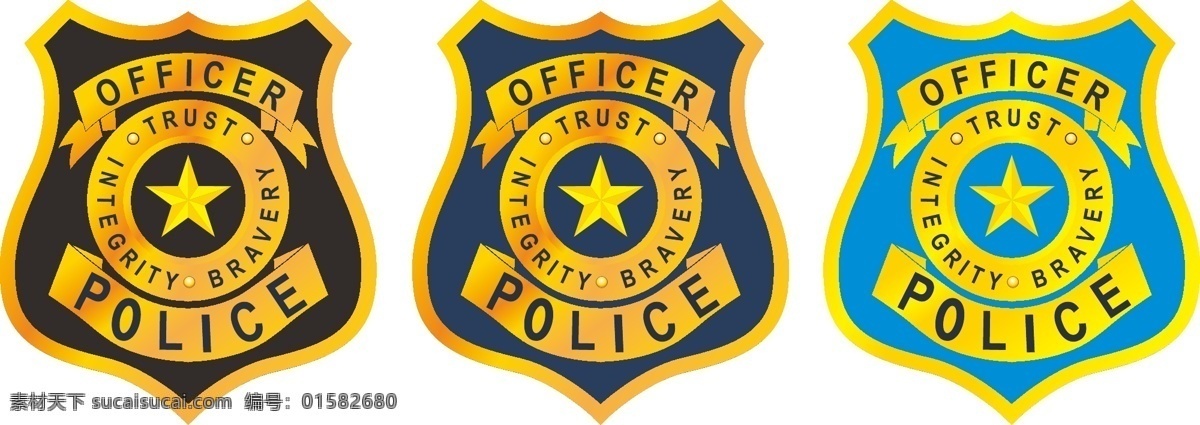 警徽警察标志徽章标志标记logo矢量图素材图片下载-素材编号01582680-素材天下图库