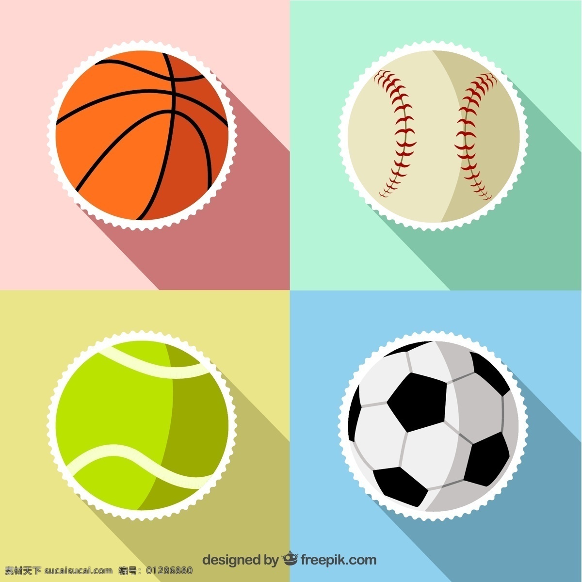 球类 贴纸 矢量 篮球 网球 棒球 足球 高清图片