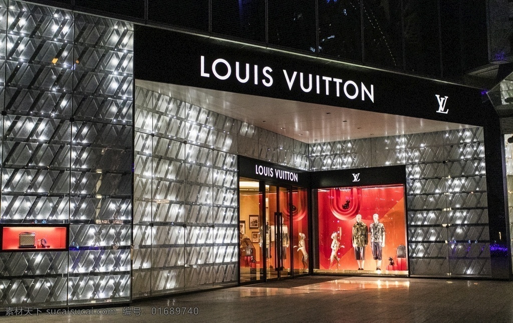 路易威登 lv 旗舰店 奢侈品 商场 商店 奢侈品商店 lv旗舰店 lv商店 繁华 旅游摄影 国内旅游