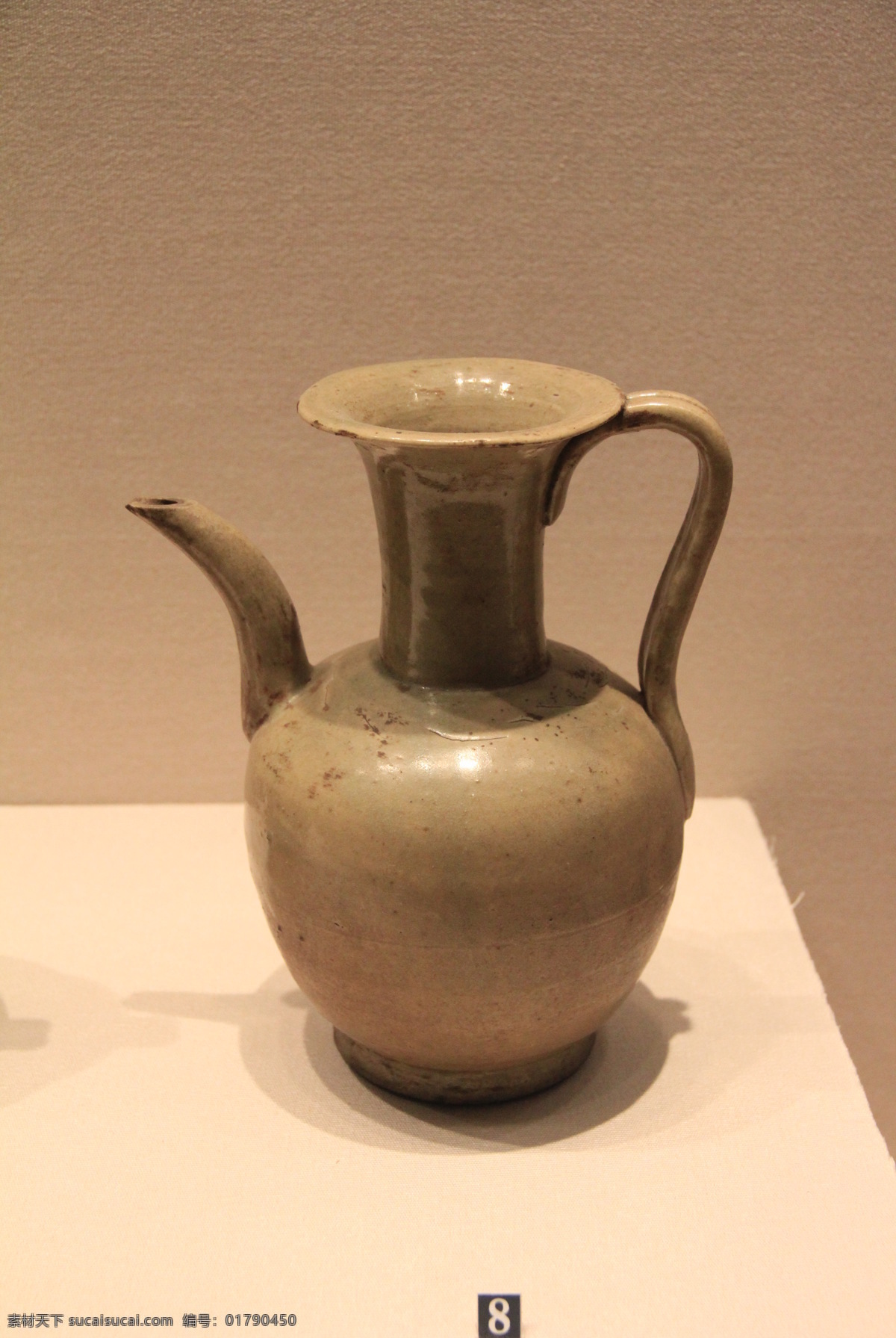 青瓷 壶 传统文化 瓷器 民族文化 文化艺术 文物 展览 青瓷壶 山东省博物馆 馆藏文物 装饰素材 展示设计