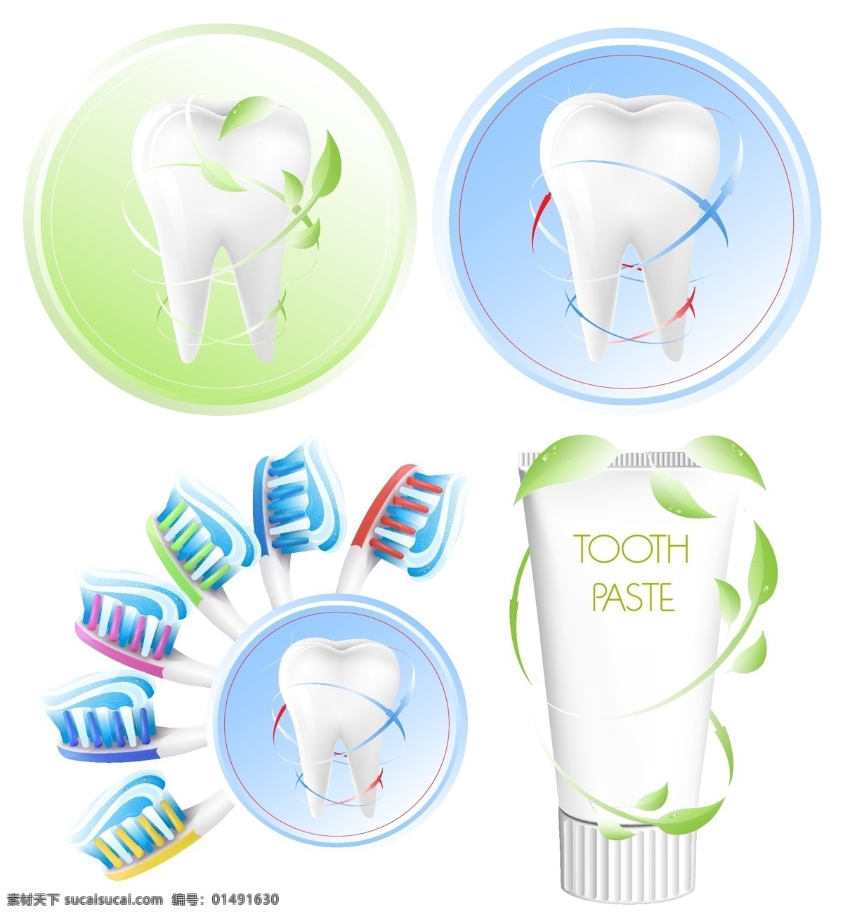保护 牙齿 元素 矢量图 保护牙齿 向量 其他矢量图