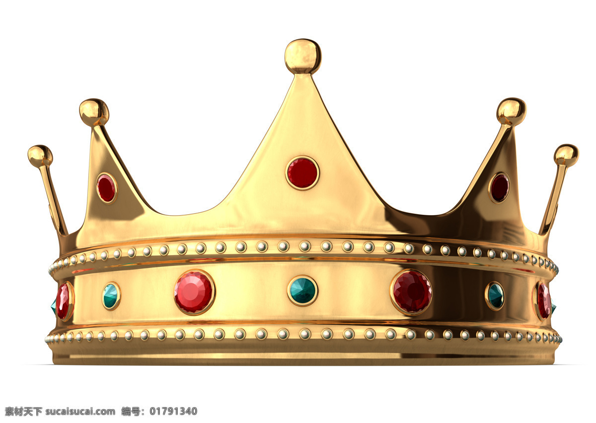 蓝色背景 丝绸 宝石 尊贵 金色皇冠 欧式皇冠 皇冠标志 生活百科 生活素材