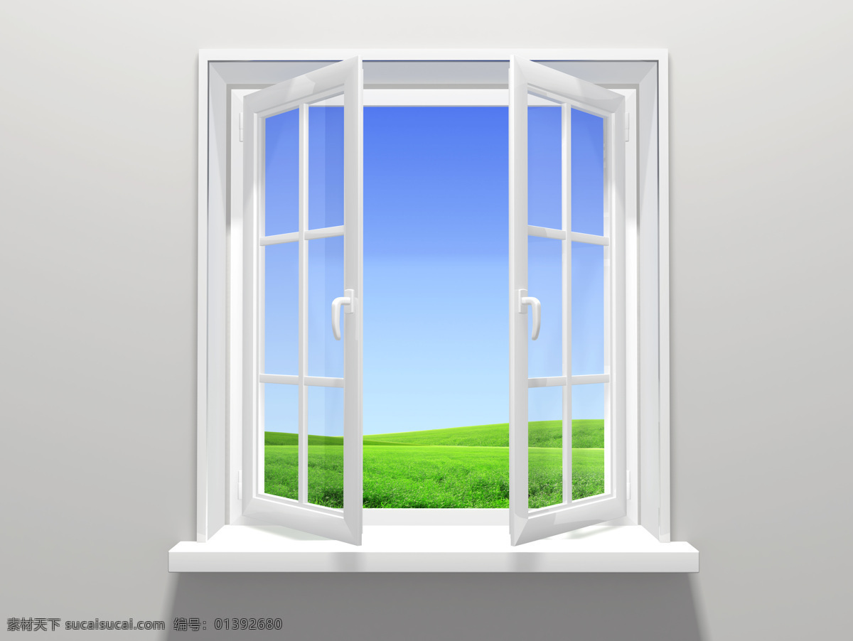 矢量 窗户 素材图片 矢量图标 门窗 窗子 玻璃 鲜花 窗外风景 其他类别 生活百科